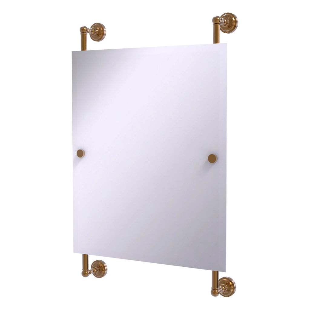 Dottingham Collection Rectangular Frameless Rail Mounted Mirror  Dt2792Bbr