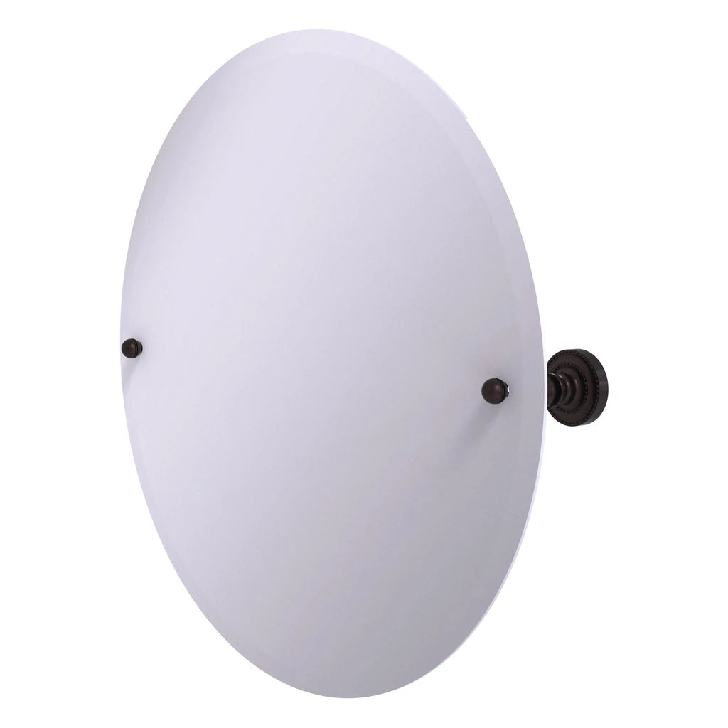 Frameless Round Tilt Mirror With Beveled Edge  Dt90Abz