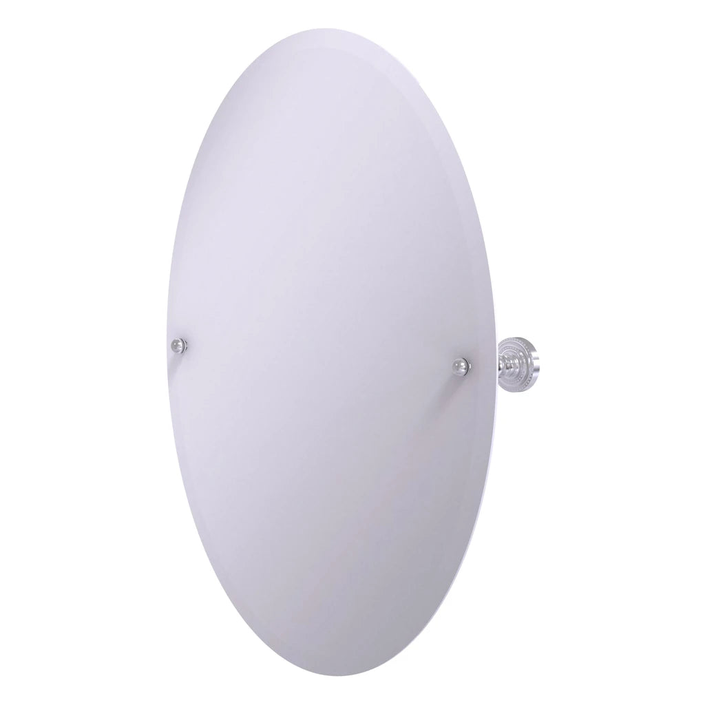 Frameless Oval Tilt Mirror With Beveled Edge  Dt91Sch