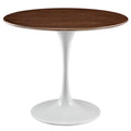 Lippa 36 Round Walnut Dining Table - Walnut