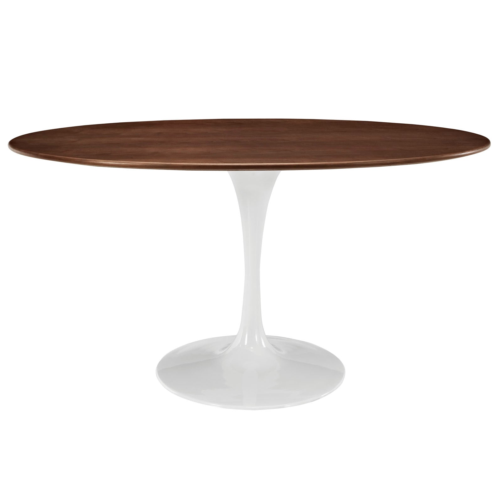 Lippa 60 Oval Walnut Dining Table  Walnut
