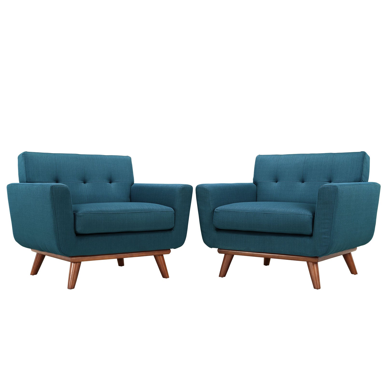 Engage Armchair Wood Set of 2 - Azure