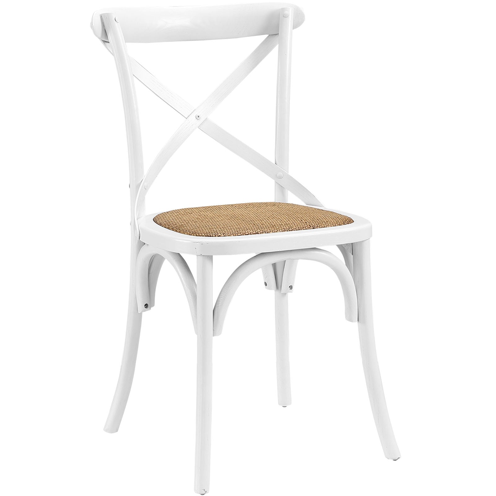 Gear Dining Side Chair  White