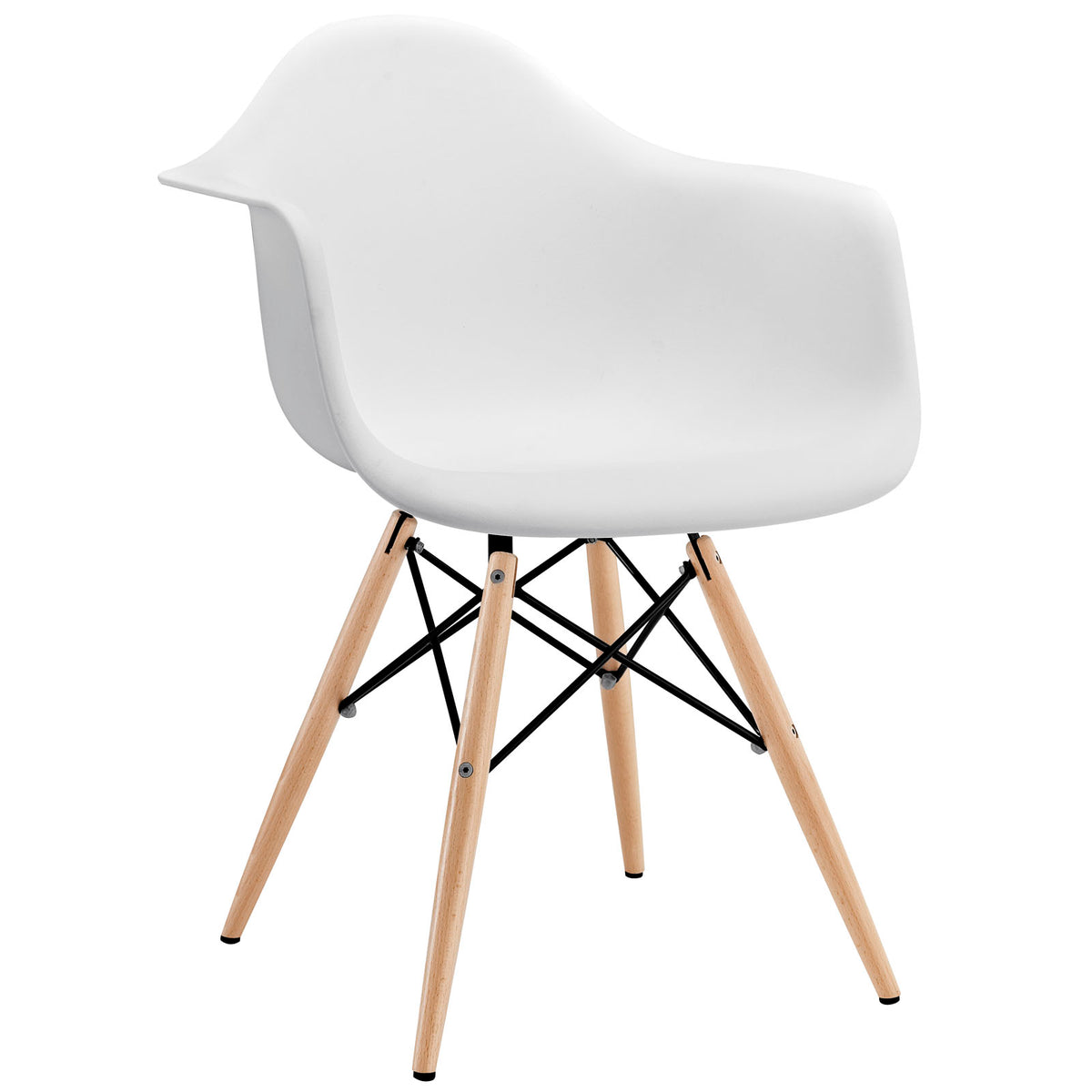 Pyramid Dining Armchair  White