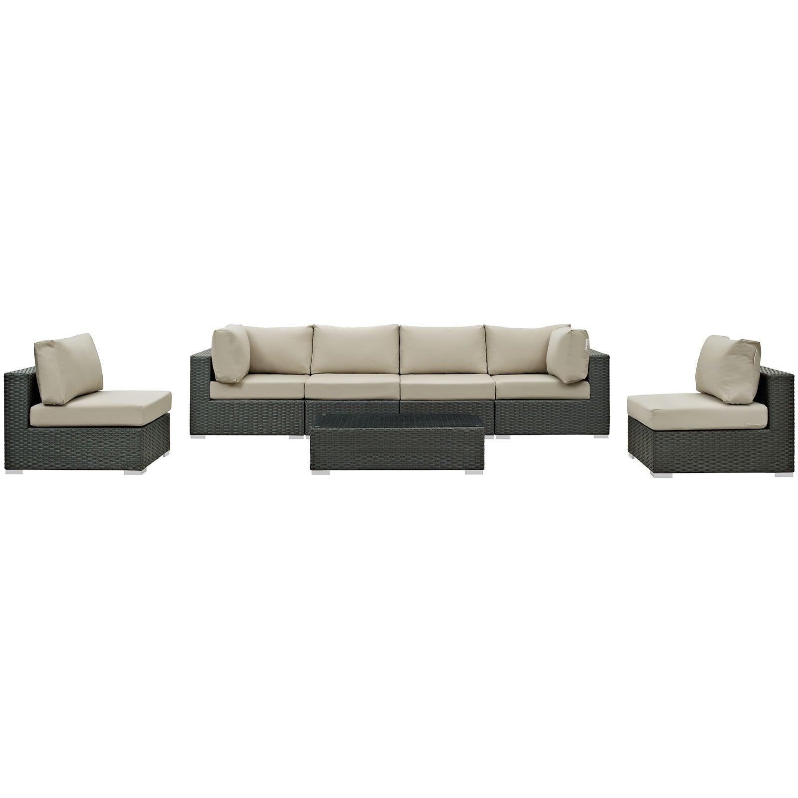 Modway Lily Tufted Faux Leather Upholstered Full Headboard in Brown