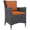 Summon Dining Outdoor Patio Sunbrella Armchair  Canvas Tuscan