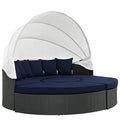 Sojourn Outdoor Patio Sunbrella Daybed  Canvas Navy