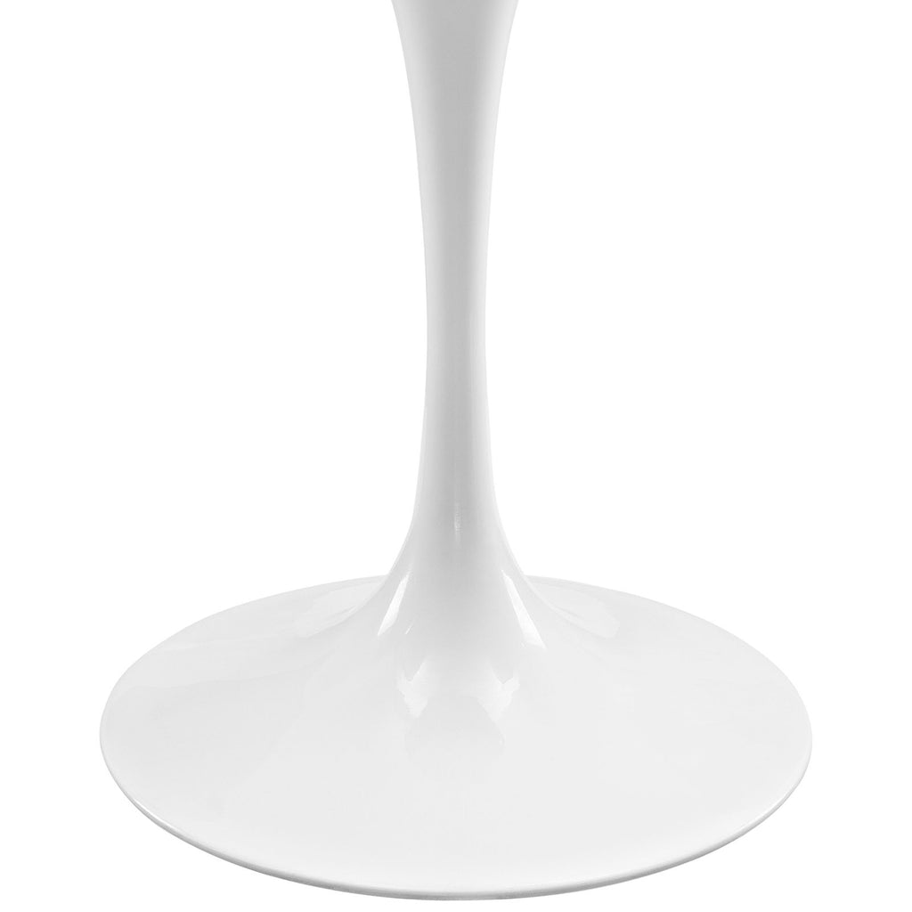 Modway Lippa 48" Mid-Century Modern Dining Table with Oval Top in Walnut