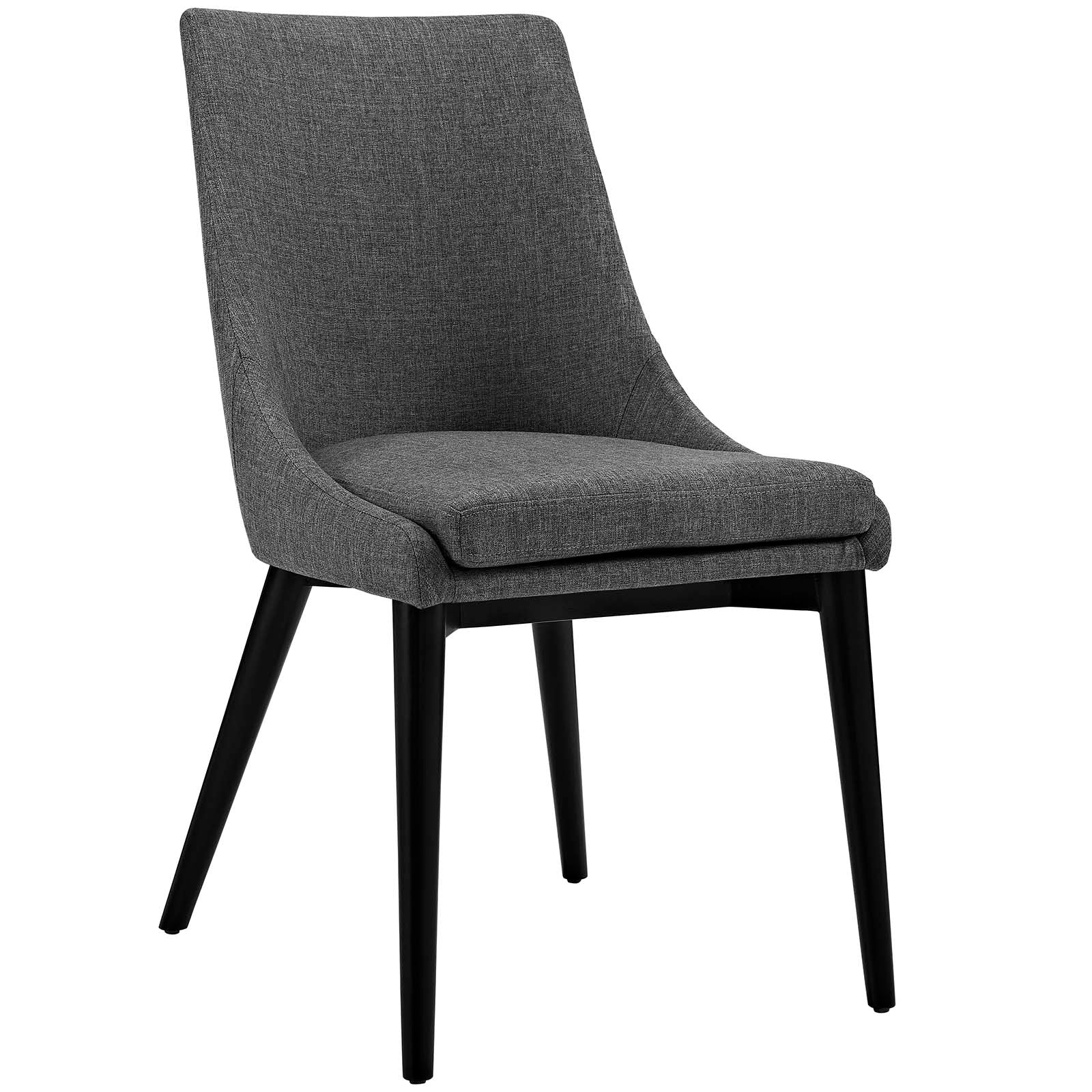 Viscount Fabric Dining Chair  Gray