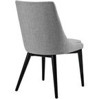 Modway Viscount Fabric Dining Chair, Light Gray