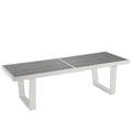 Yardlio Versatile Sauna Bench | Stainless Steel | Contemporary Design | Slotted Surface