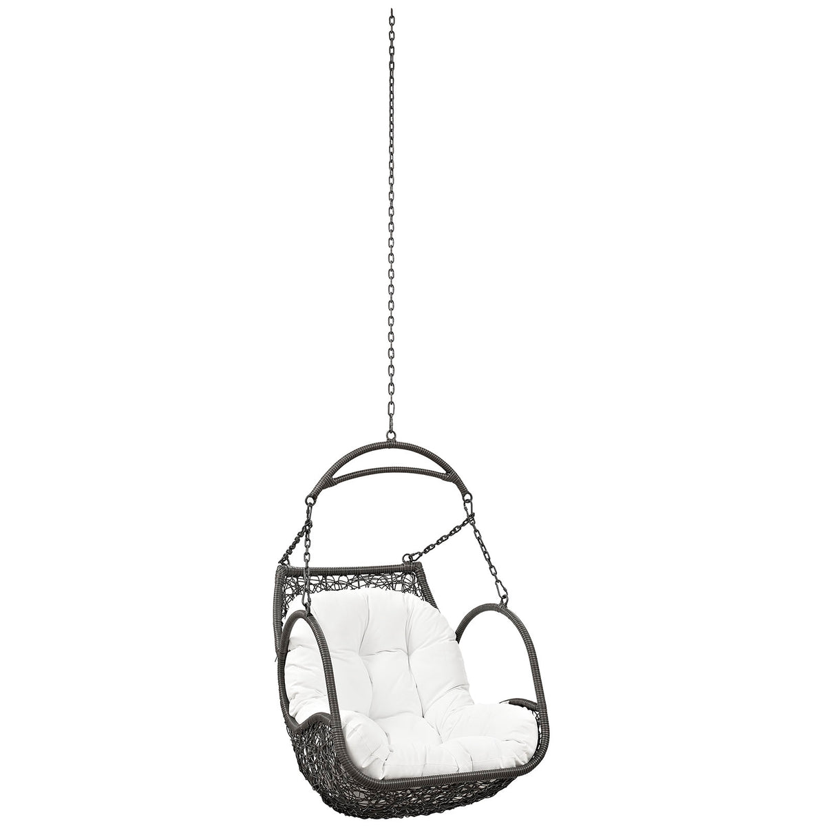 Arbor Outdoor Patio Swing Chair Without Stand  White