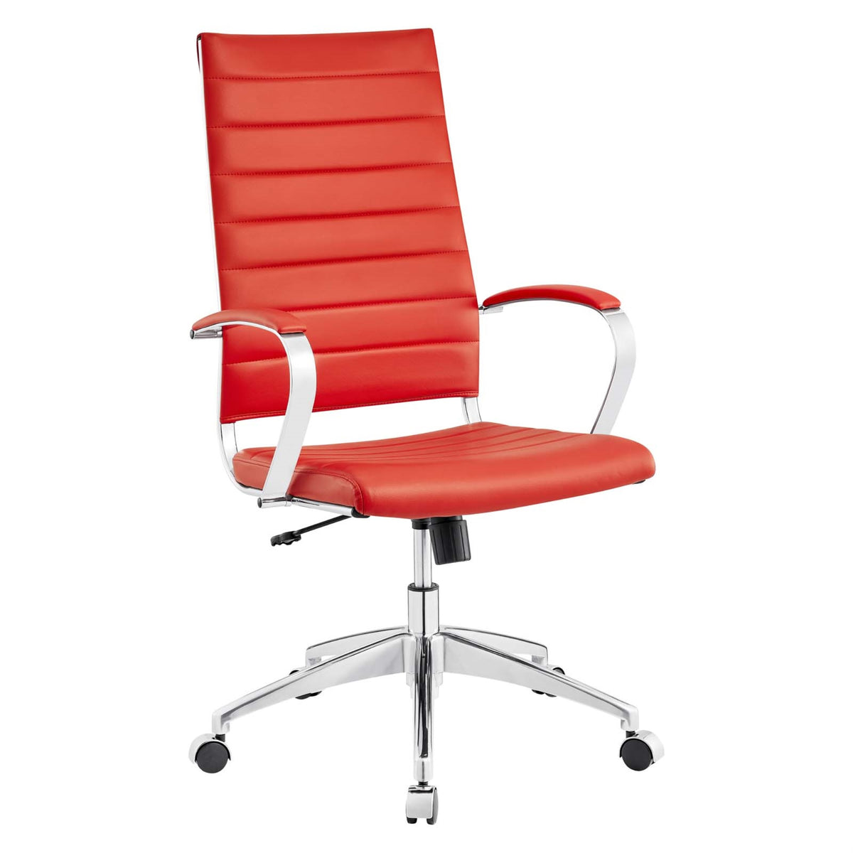 Jive Ribbed High Back Executive Office Chair - Stylish & Functional with Natural Posture Support, Comfortable Cushion & Padded A