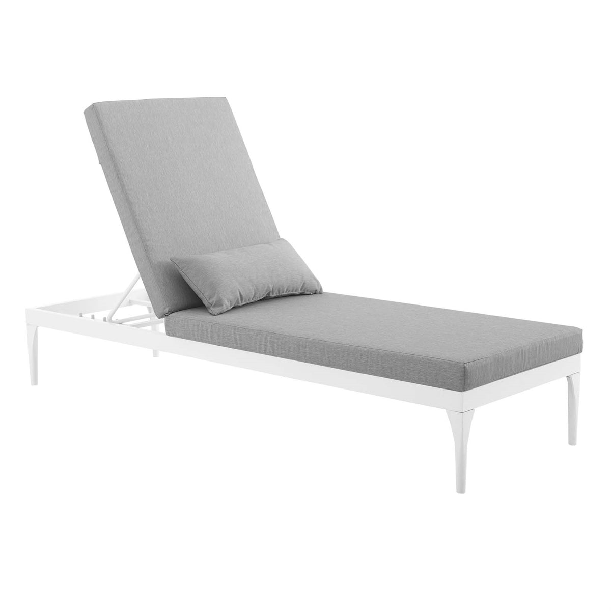 Perspective Outdoor Patio Lounge Chair - Comfortable & Stylish Chaise Lounge for Backyard, Patio, Poolside - Adjustable Recline 