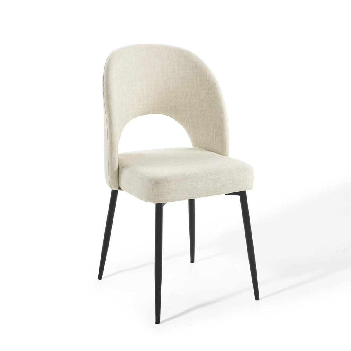 Rouse Upholstered Fabric Dining Side Chair - Stylish & Comfortable, Densely Padded Foam, Soft Fabric Upholstery, Bentwood Constr