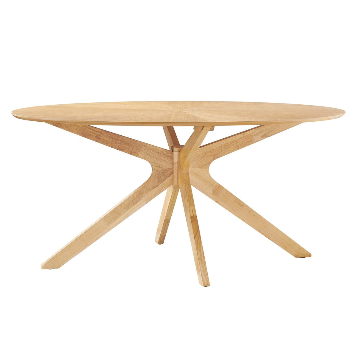 Crossroads 63'' Oval Wood Dining Table