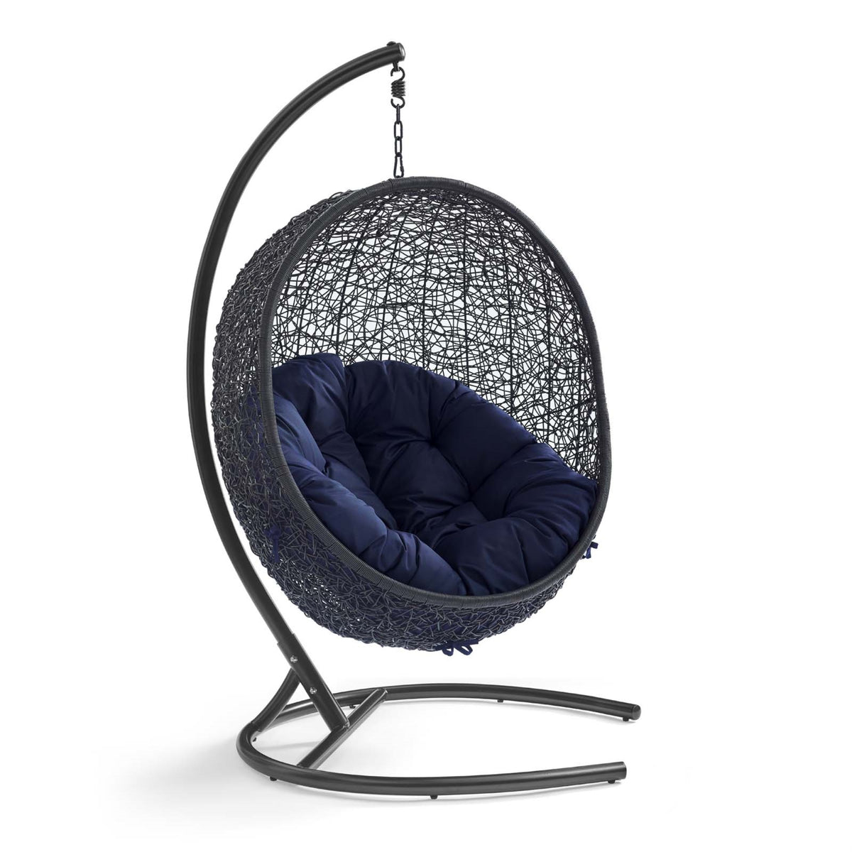 Encase Outdoor Swing Chair - Transform and Renew Your Outdoor Space with this Captivating Hanging Swing Chair. Durable Espresso 