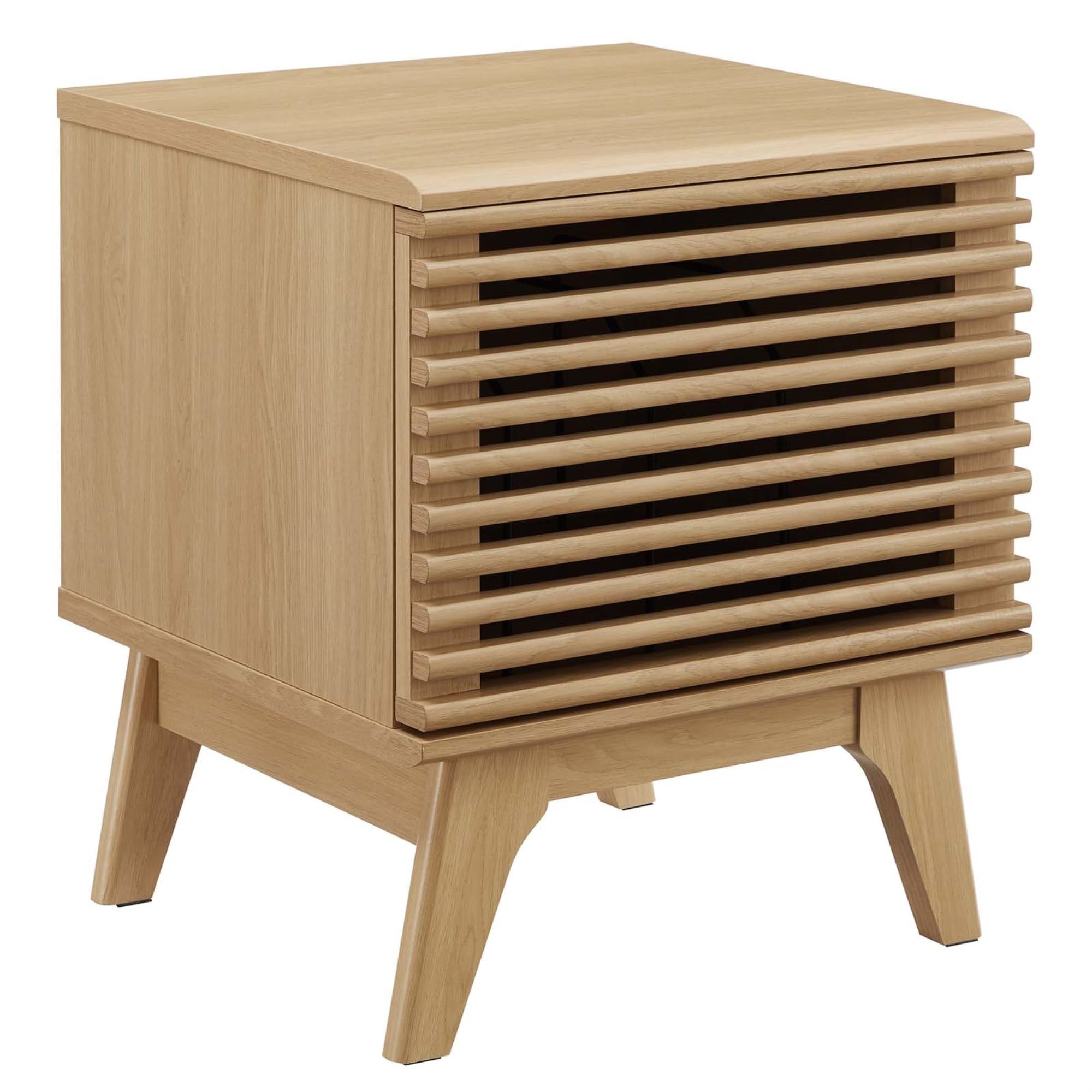 Yardlio Vinyl Record Display Stand: Timeless Charm, Ample Storage, Walnut Laminate