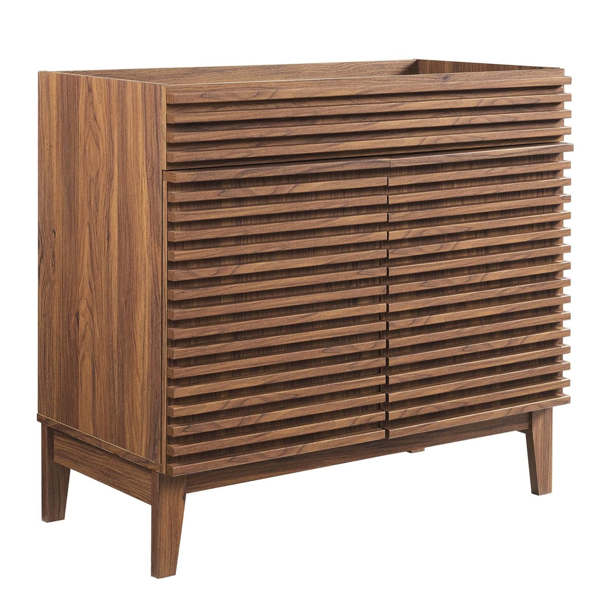 Yardlio 36'' Mid-Century Bathroom Vanity Cabinet with Ample Storage Space