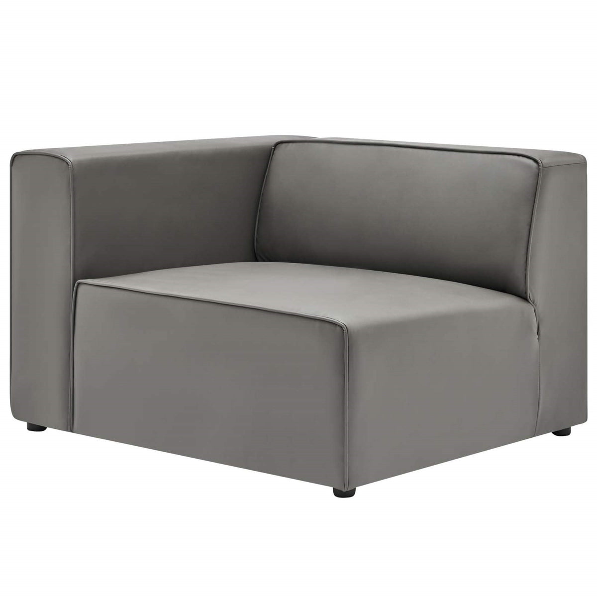 Yardlio Mingle Vegan Leather Left-Arm Chair | Ultimate Comfort | Spacious Design