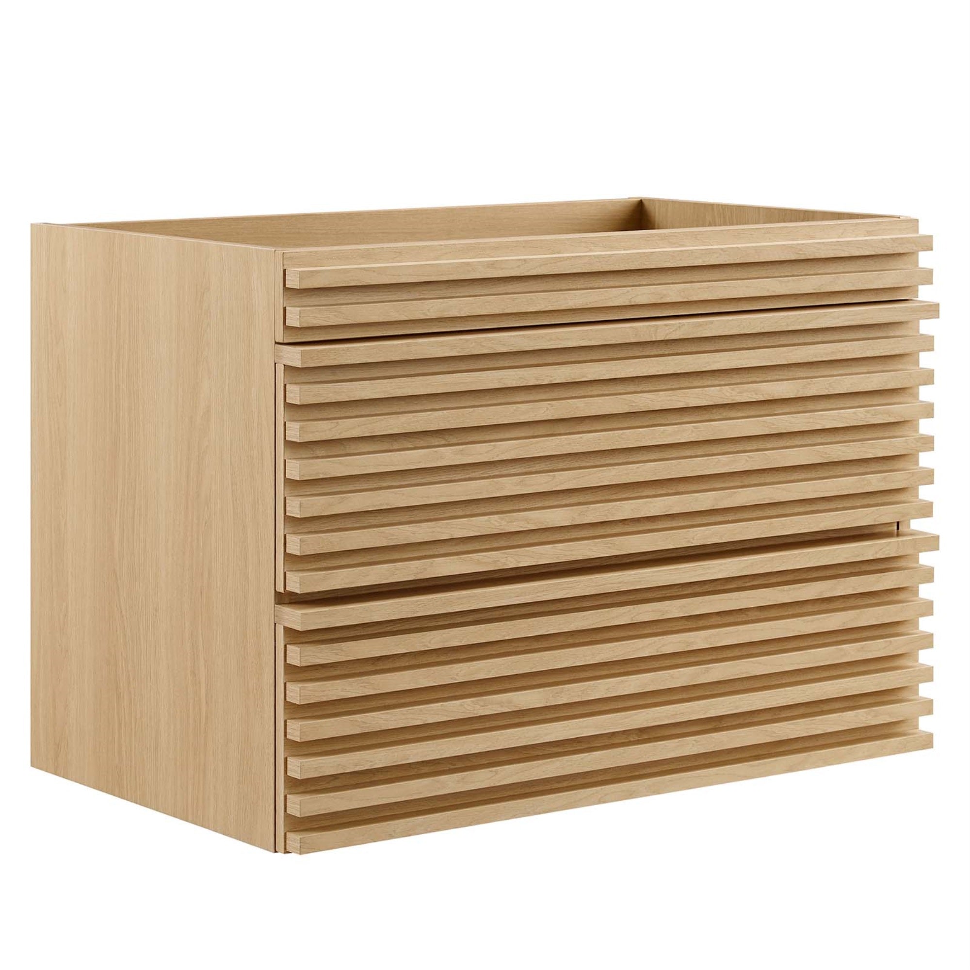 Ergode Vanity - 30'' Wall-Mount Bathroom Cabinet with Ample Storage, Mid-Century Aesthetics, Durable Construction