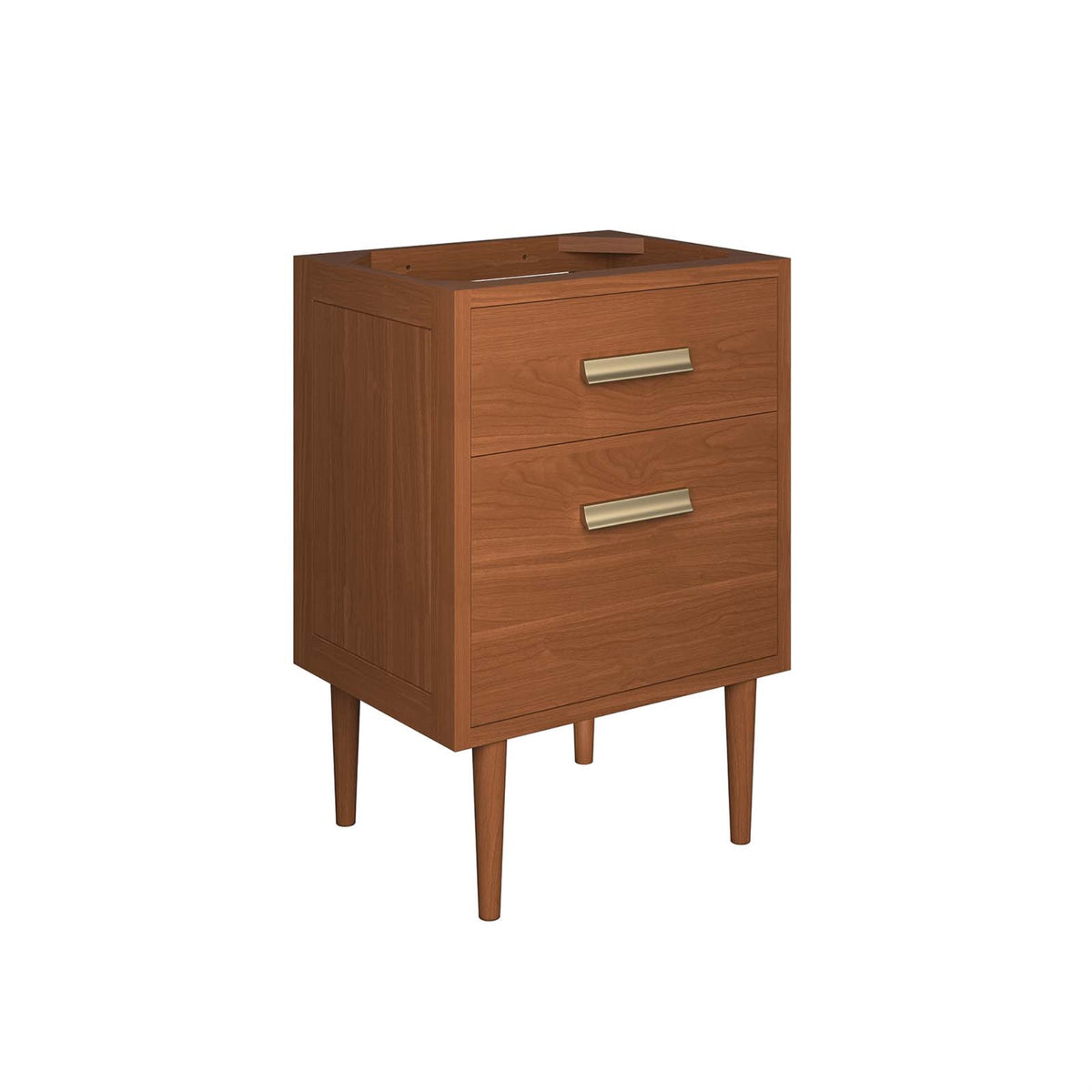 Cassia 24'' Teak Wood Bathroom Vanity Cabinet (Sink Basin Not Included)