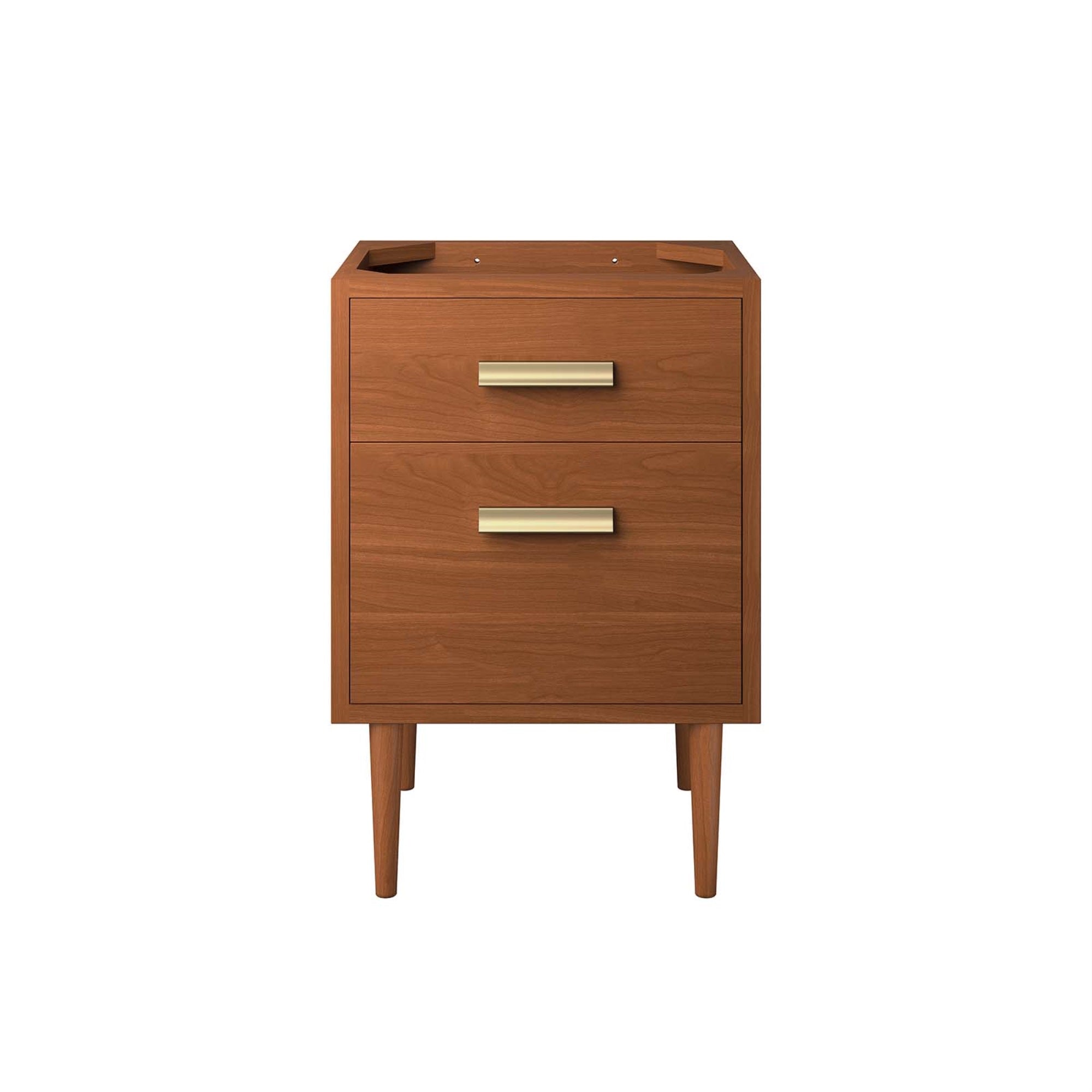 Cassia 24'' Teak Wood Bathroom Vanity Cabinet (Sink Basin Not Included)