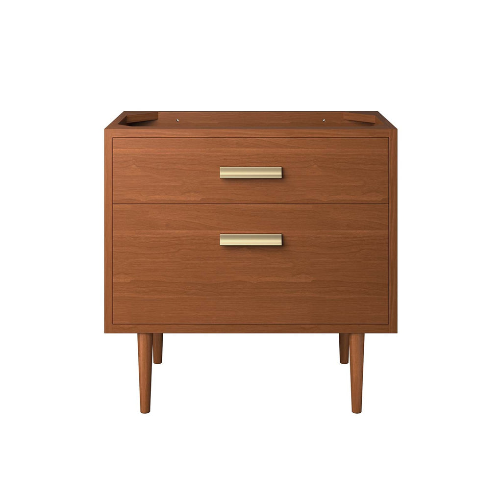 Cassia 36'' Teak Wood Bathroom Vanity Cabinet (Sink Basin Not Included)