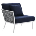 Stance Outdoor Patio Aluminum LeftFacing Armchair