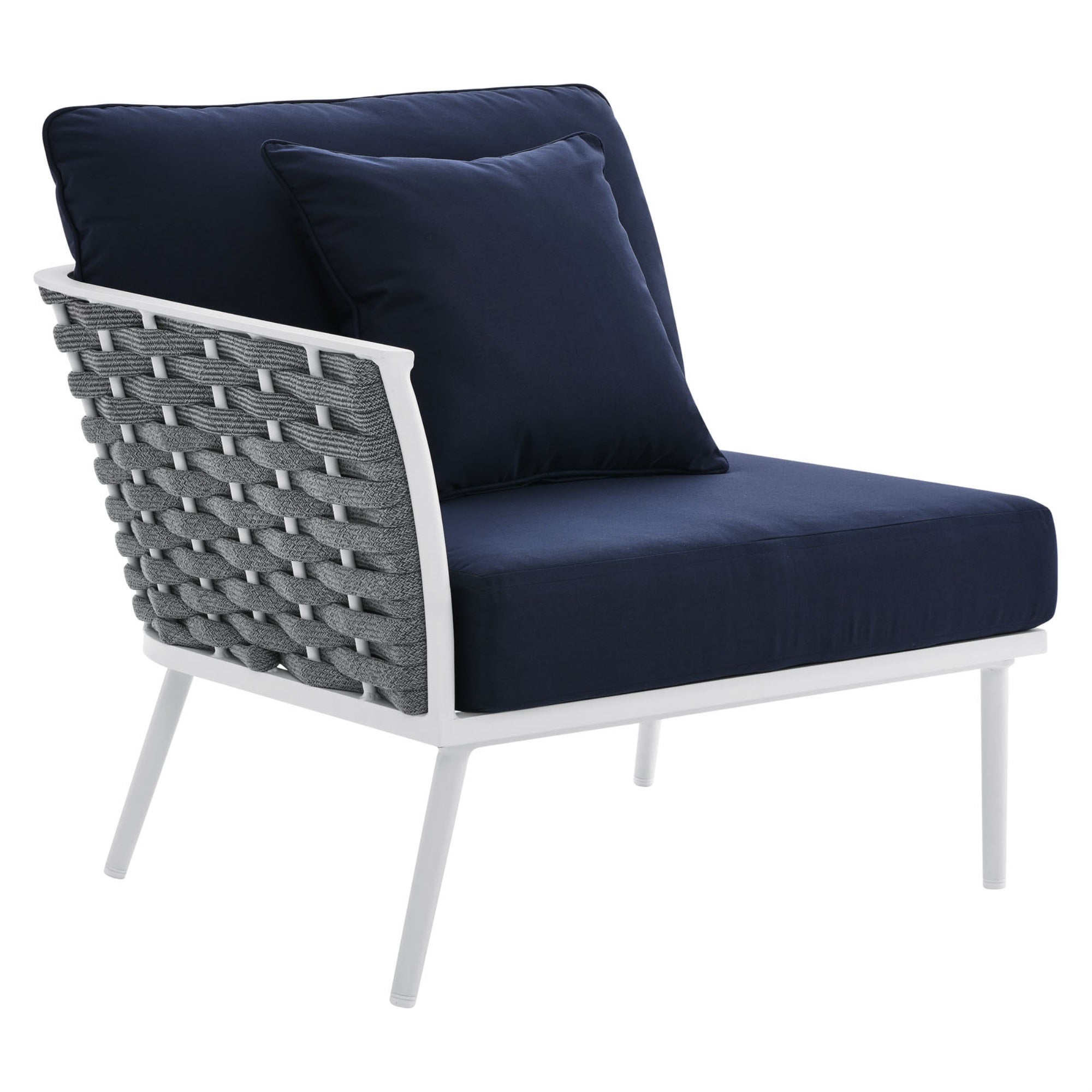Stance Outdoor Patio Aluminum LeftFacing Armchair