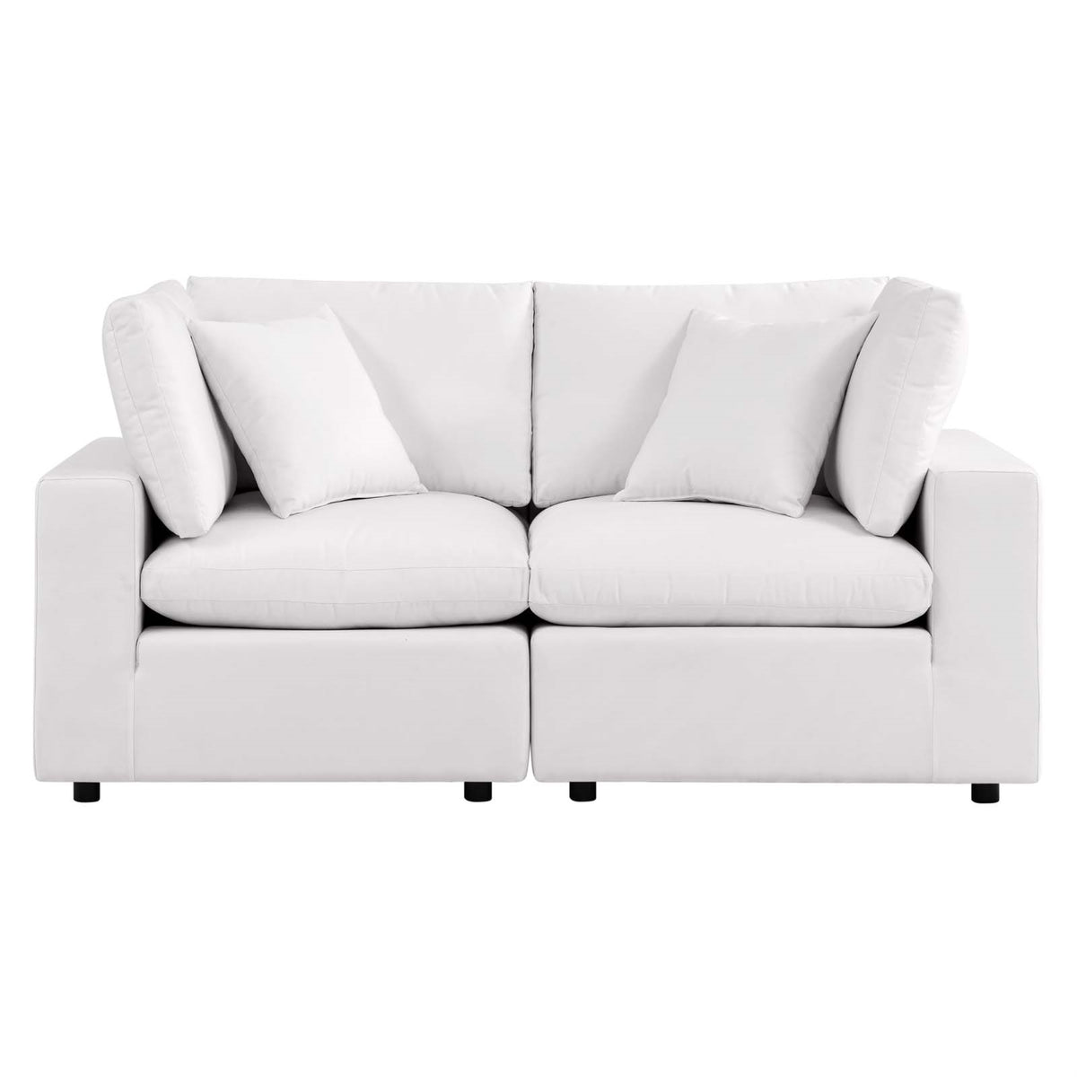 Luxurious and Inviting Commix Outdoor Loveseat - Ultimate Comfort and Durability