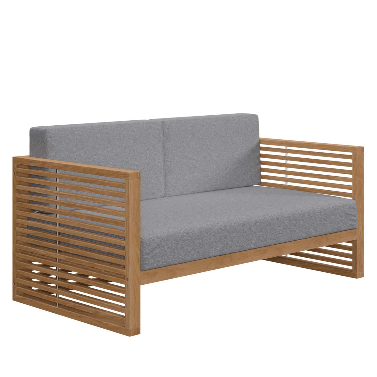 Carlsbad Teak Wood Outdoor Patio Loveseat - Stylish, Durable, and Comfortable