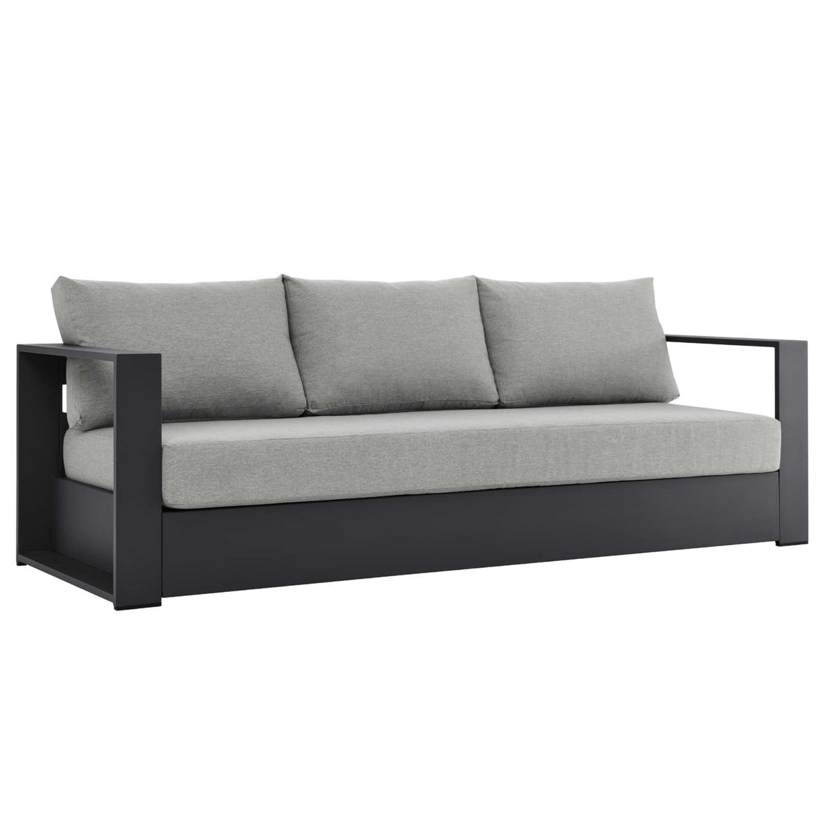 Ergode Aluminum Outdoor Patio Sofa - Modern, Durable, Weatherproof. Sunproof, Water-Resistant Cushions. Easy Assembly. 993 lbs W