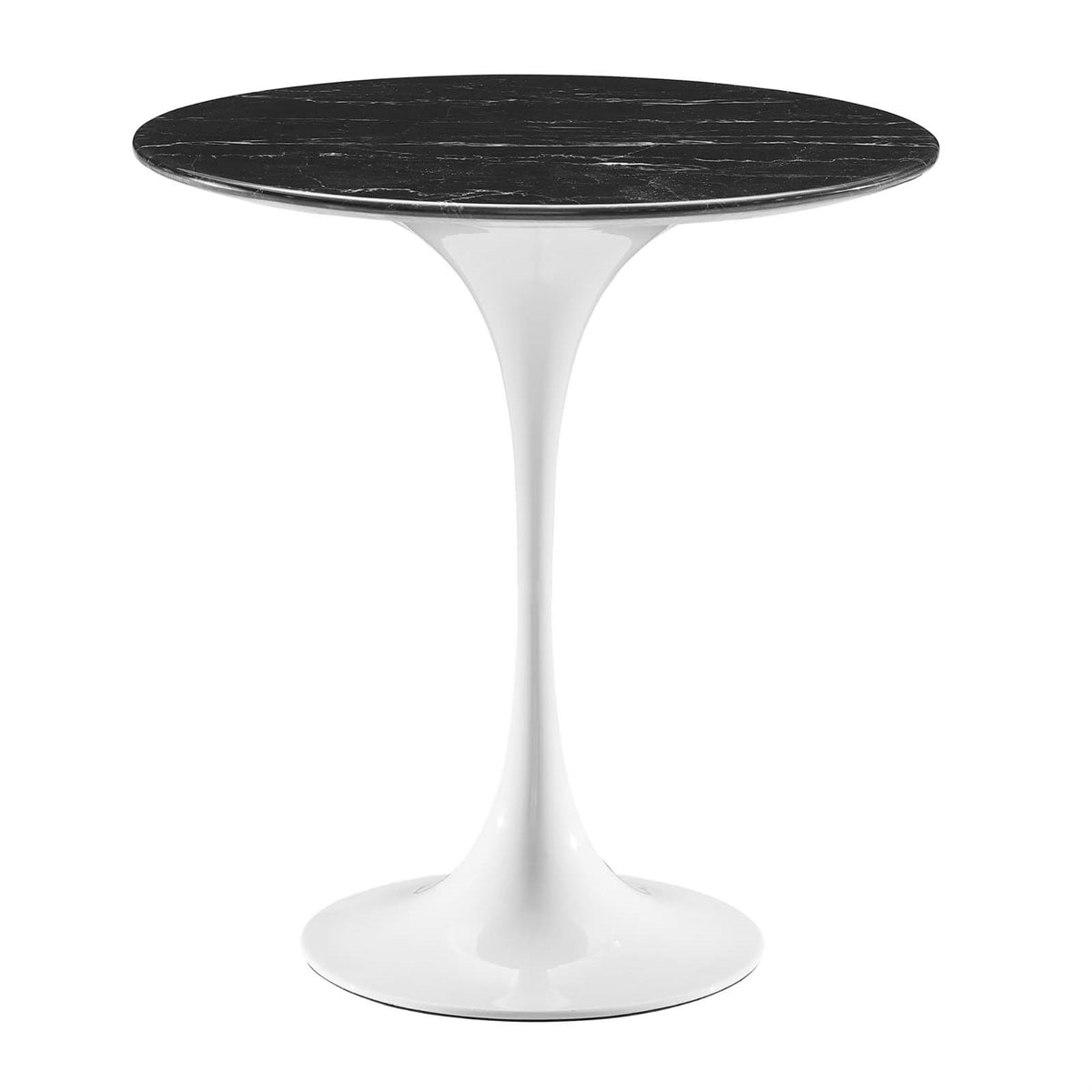 Lippa 20'' Round Artificial Marble Side Table