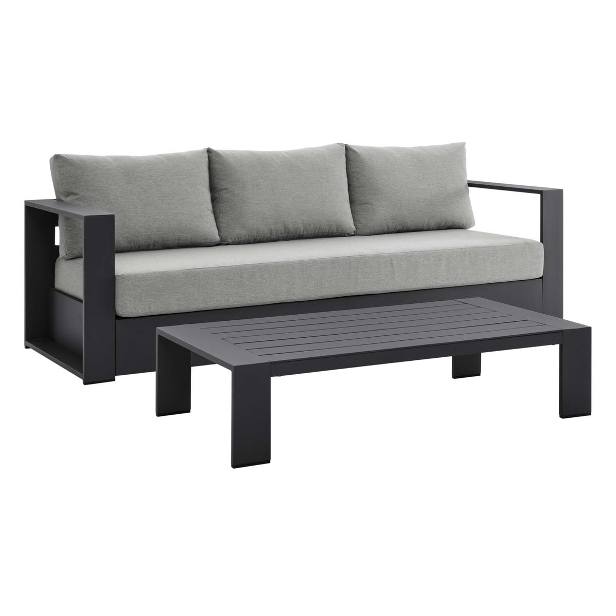 Tahoe Aluminum Outdoor Patio Set - Contemporary Elegance, Water-Resistant, Easy Assembly