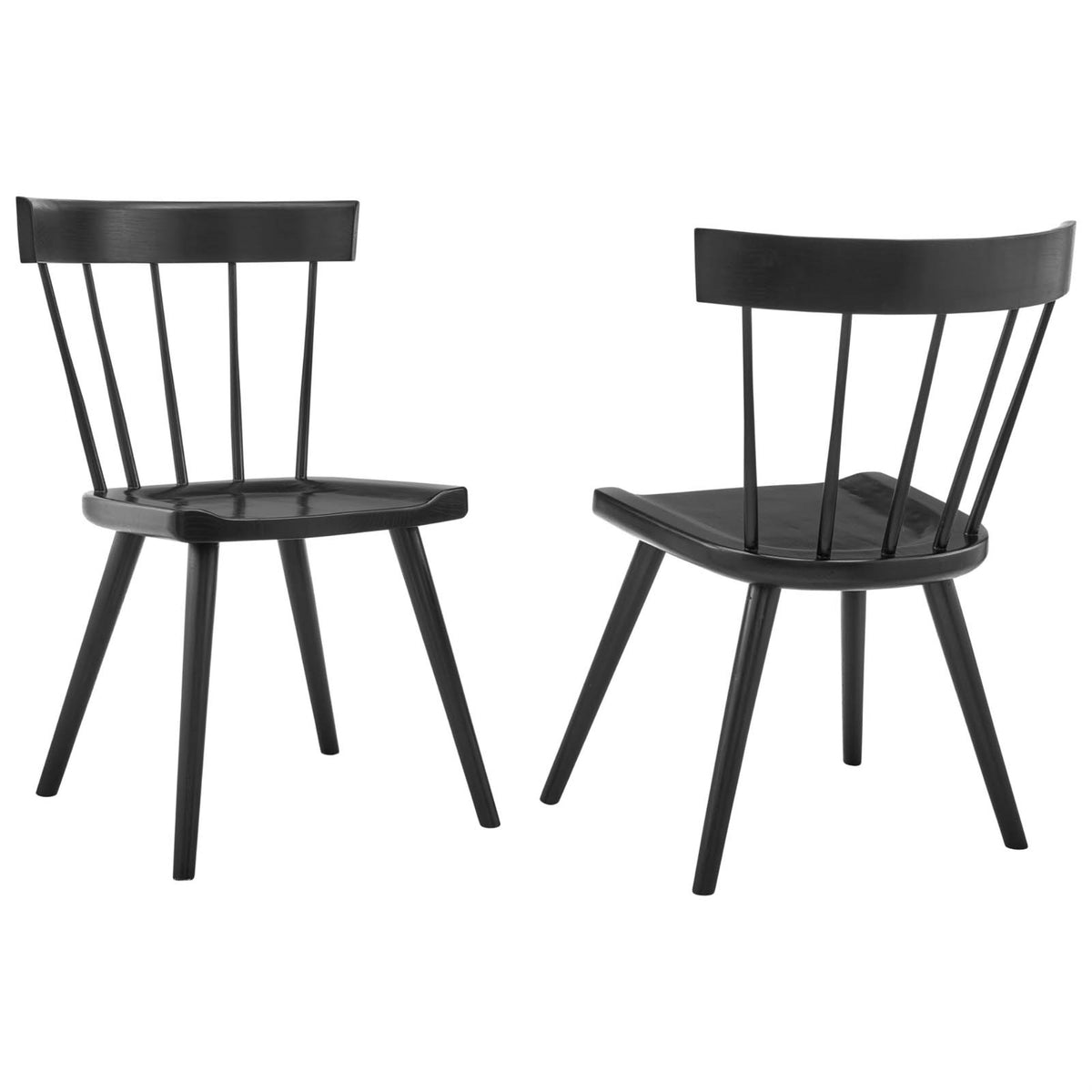 Sutter Wood Dining Side Chair Set - Modern Farmhouse Charm, Versatile & Sturdy
