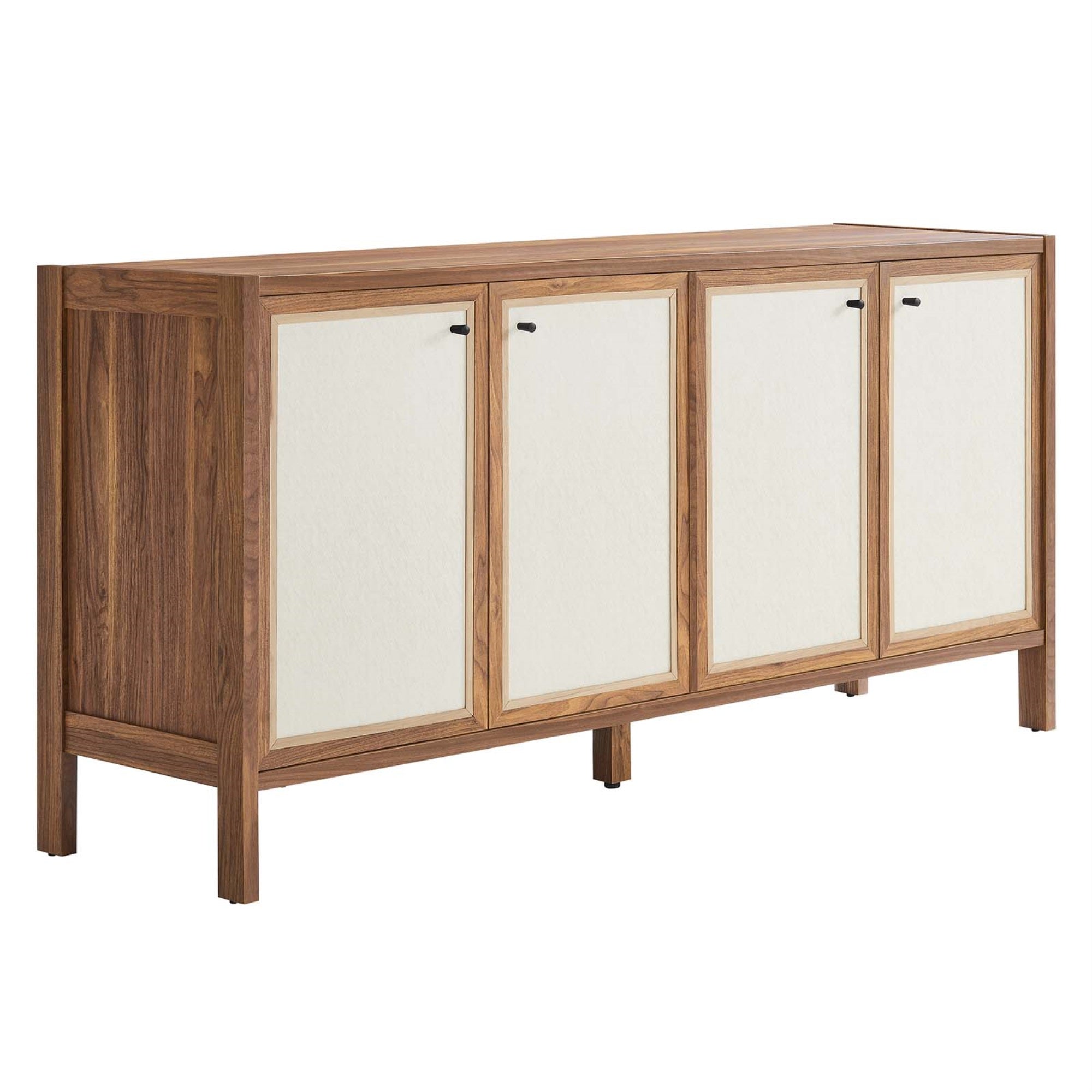 Capri 65'' Wood Grain Sideboard Storage Cabinet