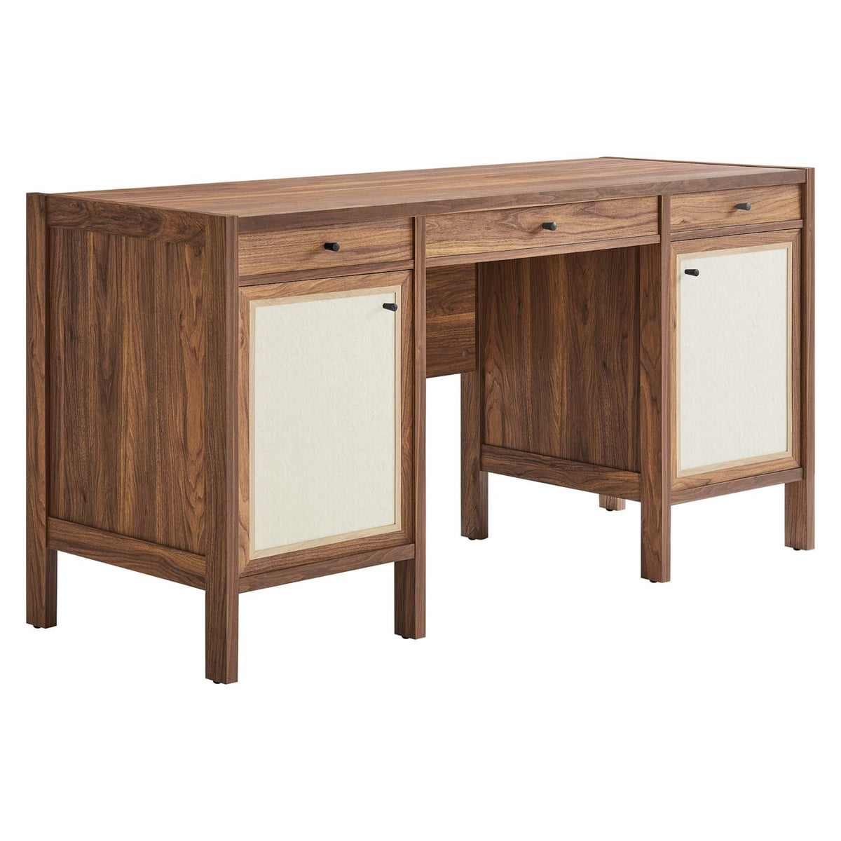 Capri 58'' Wood Grain Office Desk