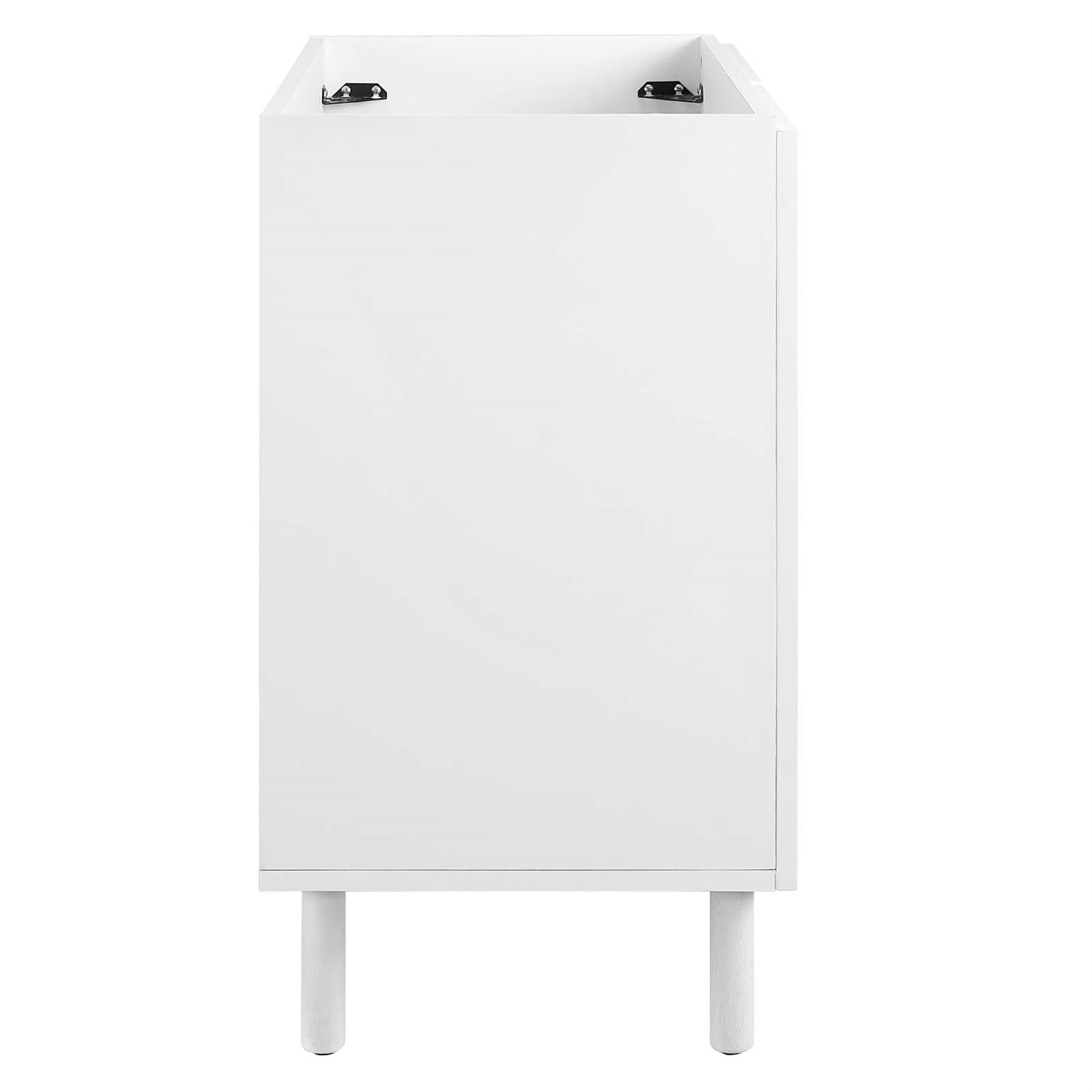 Calla 36'' Perforated Metal Bathroom Vanity Cabinet (Sink Basin Not Included)