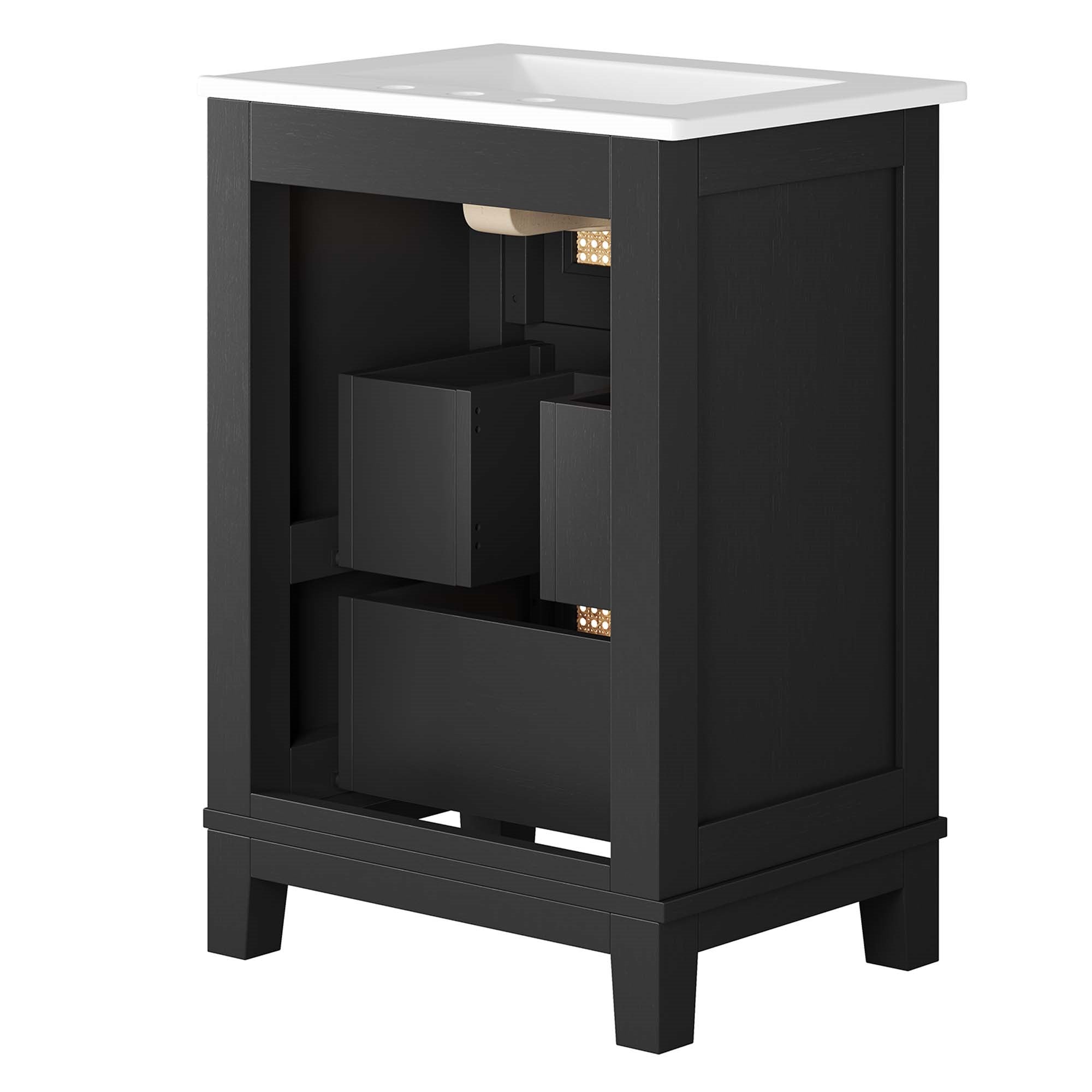 Dixie 24 Solid Wood Bathroom Vanity