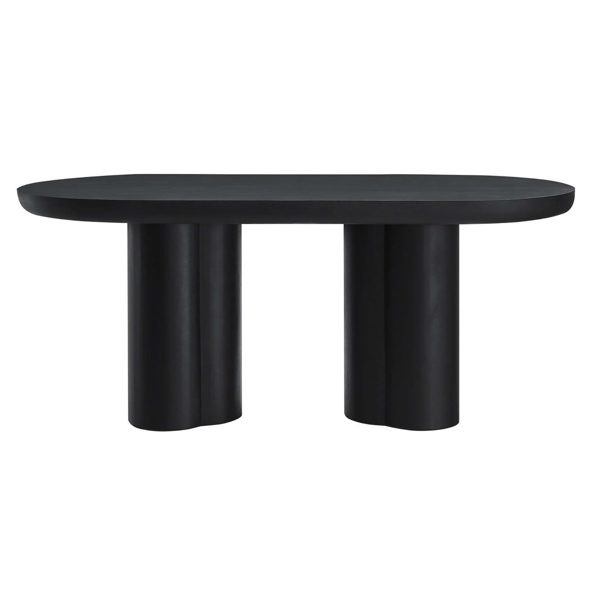 Caspian 72'' Oval Concrete Dining Table
