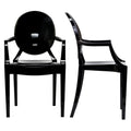 Ethereal Casper Chair - Artistic and Elegant Fusion for Modern Living Spaces - Indoor/Outdoor - Set of 2 Armchairs