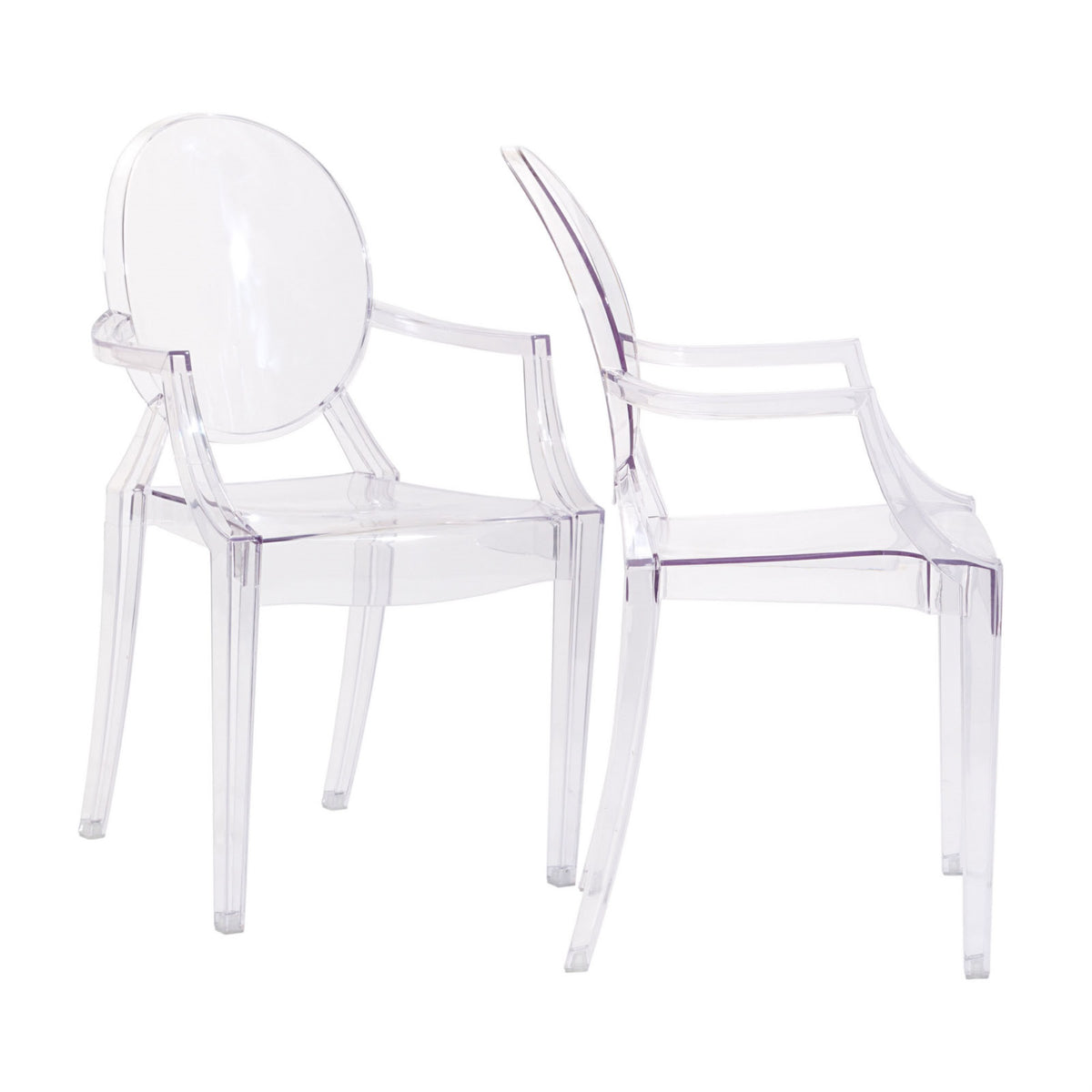 Casper Chair Set of 2 - Artistic and Elegant Dining Armchairs for Indoor and Outdoor Use