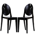Casper Dining Chairs Set Of 2  Black