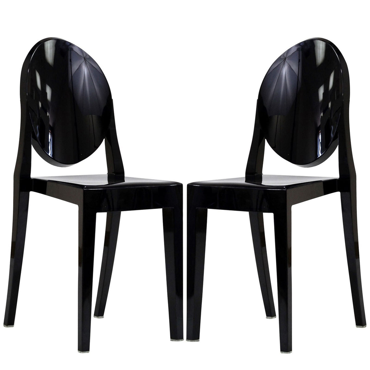 Casper Dining Chairs Set Of 2  Black