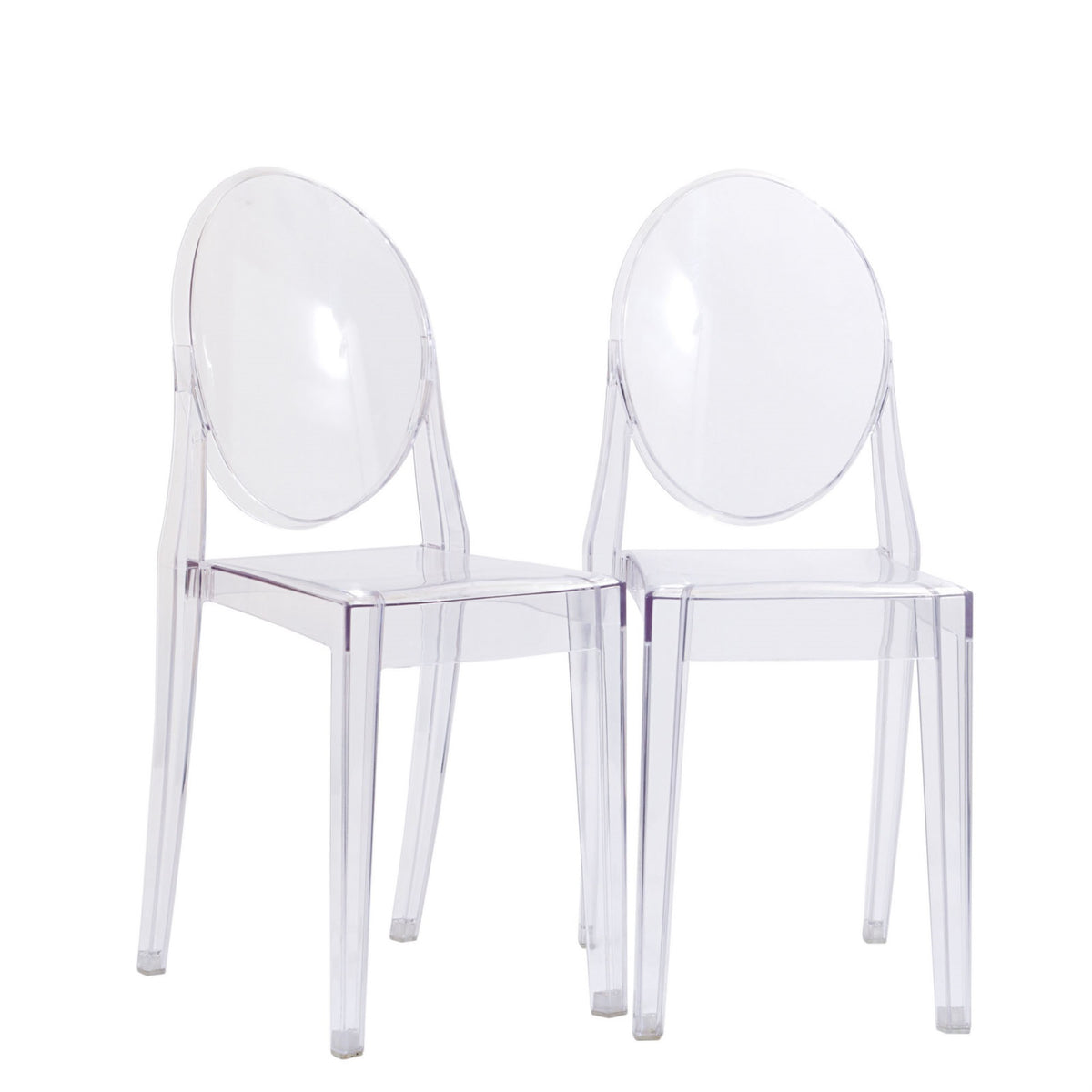 Ethereal Casper Chair Set - Artistic & Elegant Indoor/Outdoor Seating - Durable & Transcendent - Set of 2