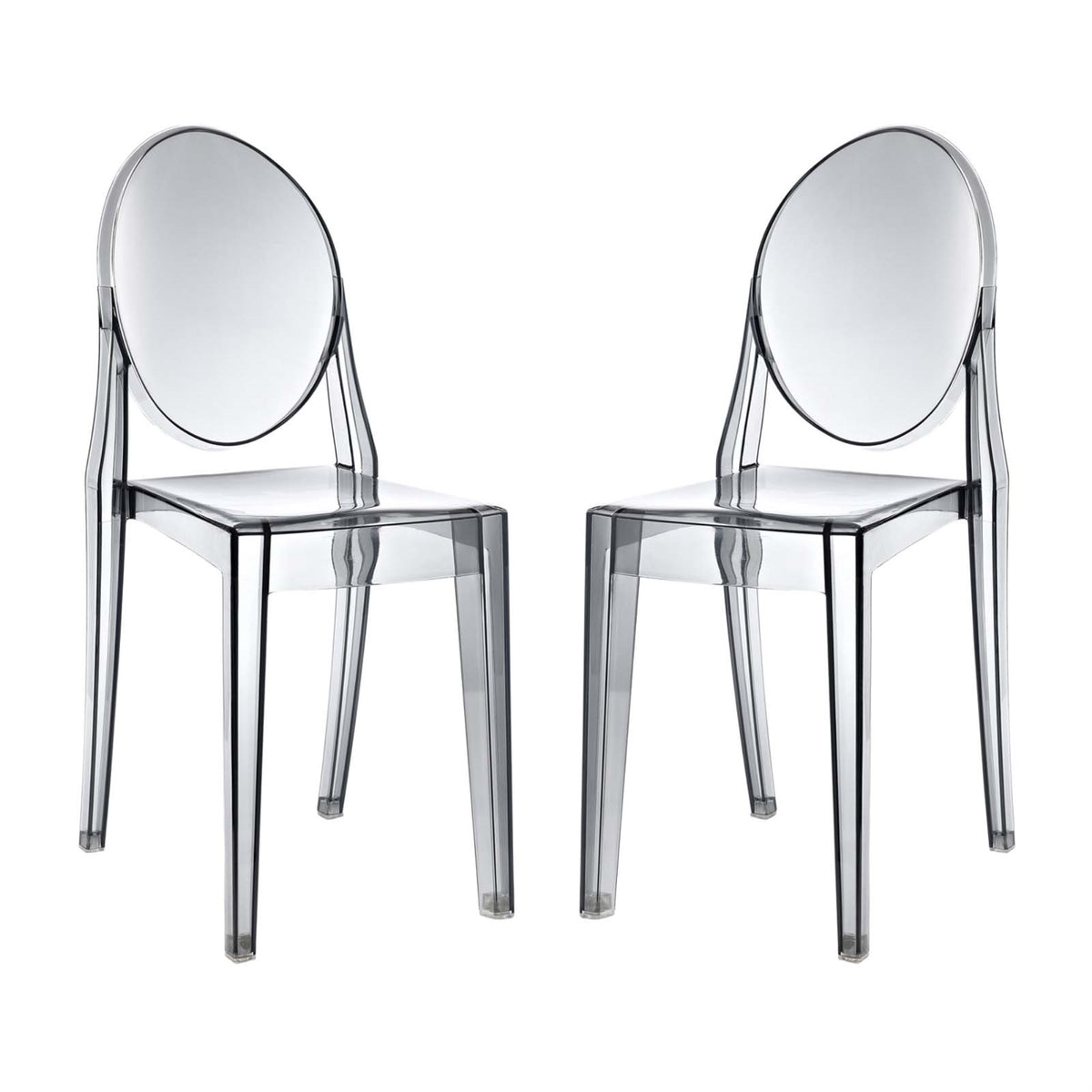 Ethereal Casper Chair Set of 2 - Artistic & Elegant Indoor/Outdoor Seating for Contemporary Living Spaces
