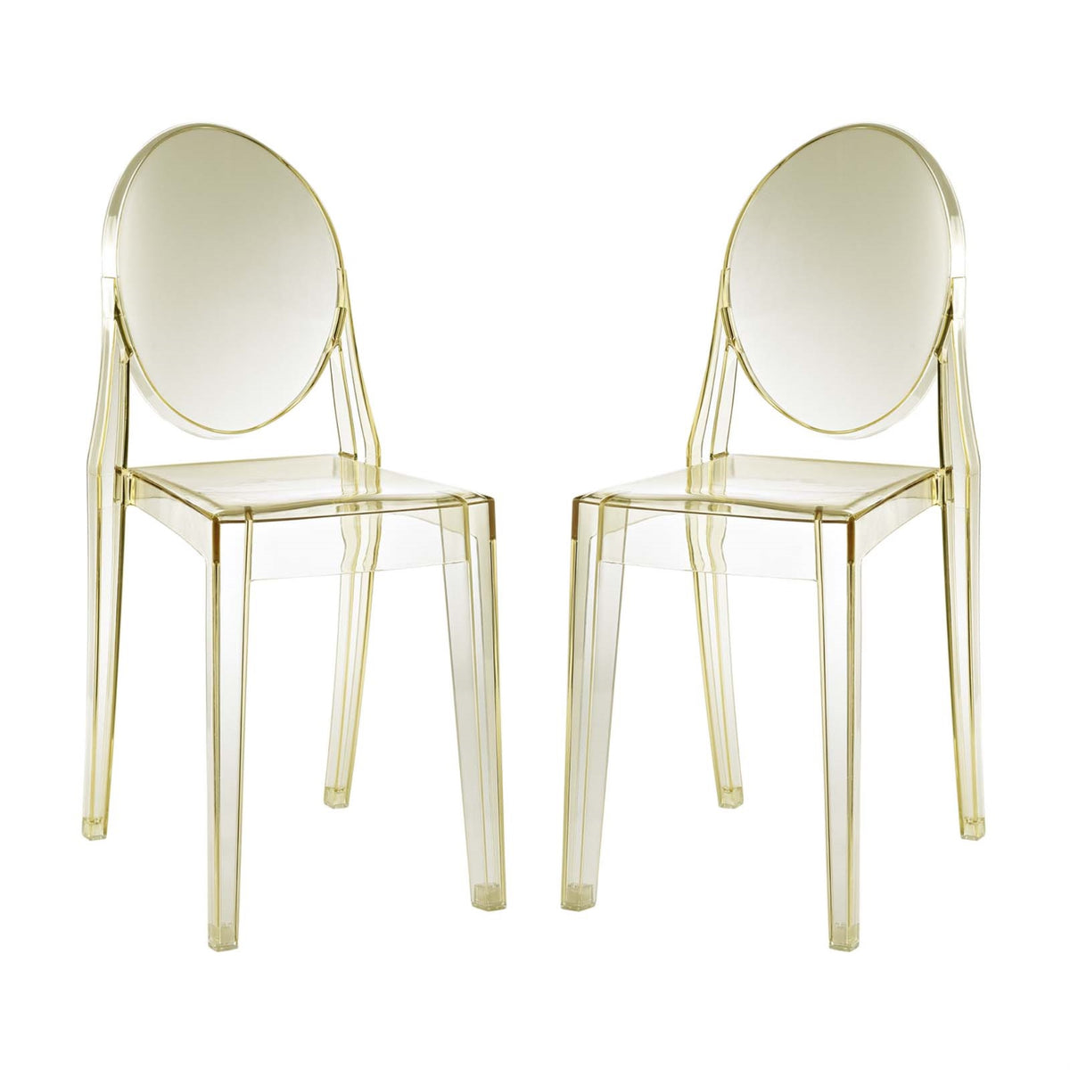 Ethereal Casper Chair - Artistic and Elegant Fusion for Contemporary Living Spaces - Sturdy and Durable - Set of 2