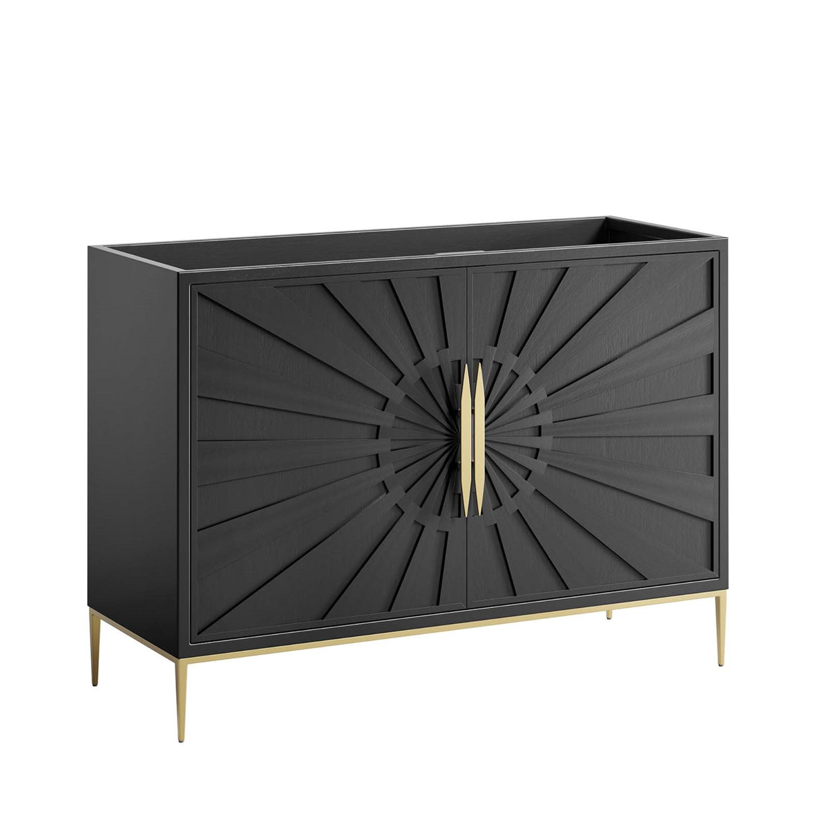 Awaken 48'' Double or Single Sink Compatible (Not Included) Bathroom Vanity Cabinet
