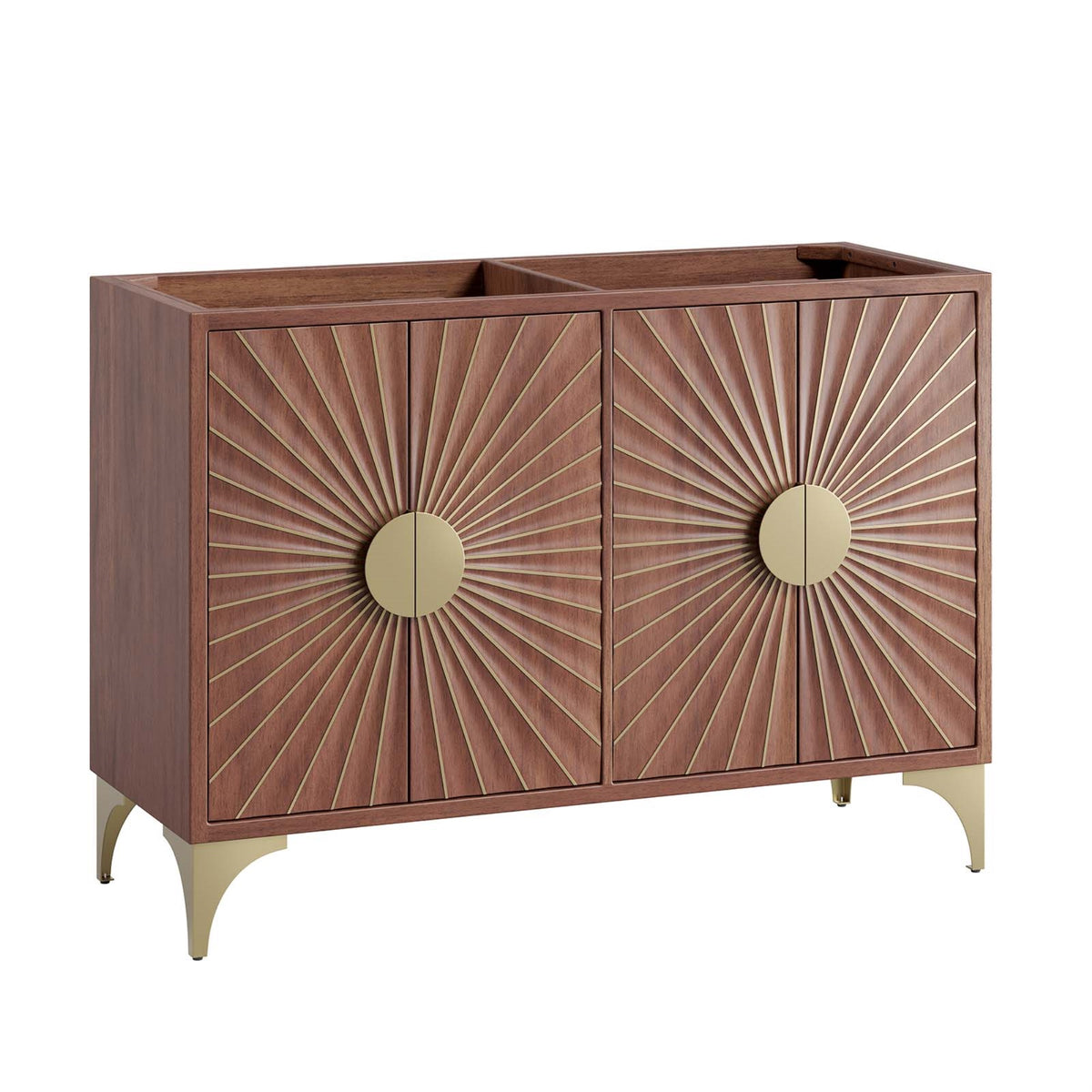 Daylight 48'' Double Sink Compatible (Not Included) Bathroom Vanity Cabinet